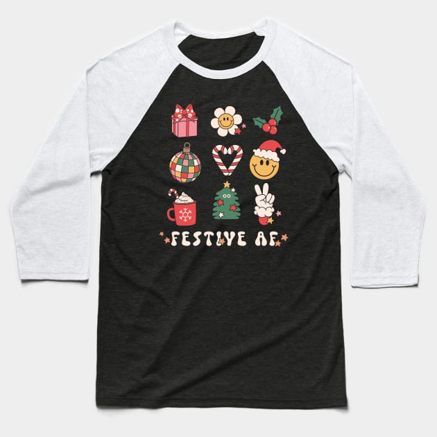 Festive Af Baseball T-Shirt by NotUrOrdinaryDesign
